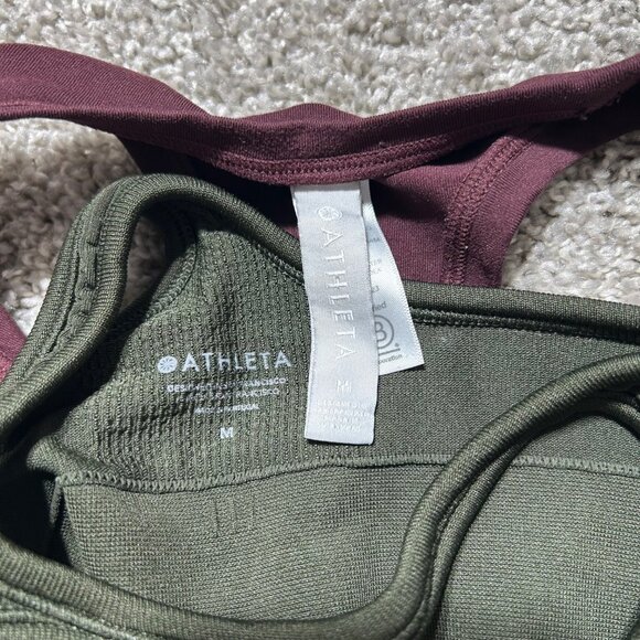 Athleta Bundle Women's Sz M Seamless Tank - Picture 8 of 8